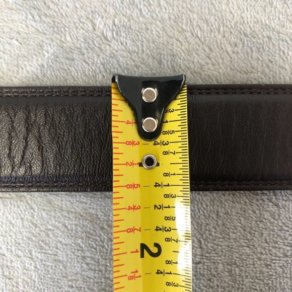 Cansooba Dark Brown Leather Belt Size 36 - Picture 10 of 10